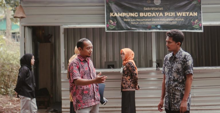 Kampung Budaya Piji Wetan Kedatangan Tamu Dinarpus Jateng