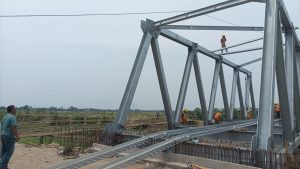 Pembangunan jembatan Kudus-Jepara senilai Rp 6,3 Milliar yang pembangunannya mencapai 87 persen