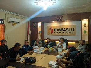 Berlangsung rapat penguatan kelembagaan support system Bawaslu dengan skretariat Bawaslu, Jumat (23/9/2022)