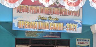 Sejumlah liding sektor terkait Desa Antikorupsi foto bersama di Balaidesa Kutoharjo, Kecamatan Pati Kota
