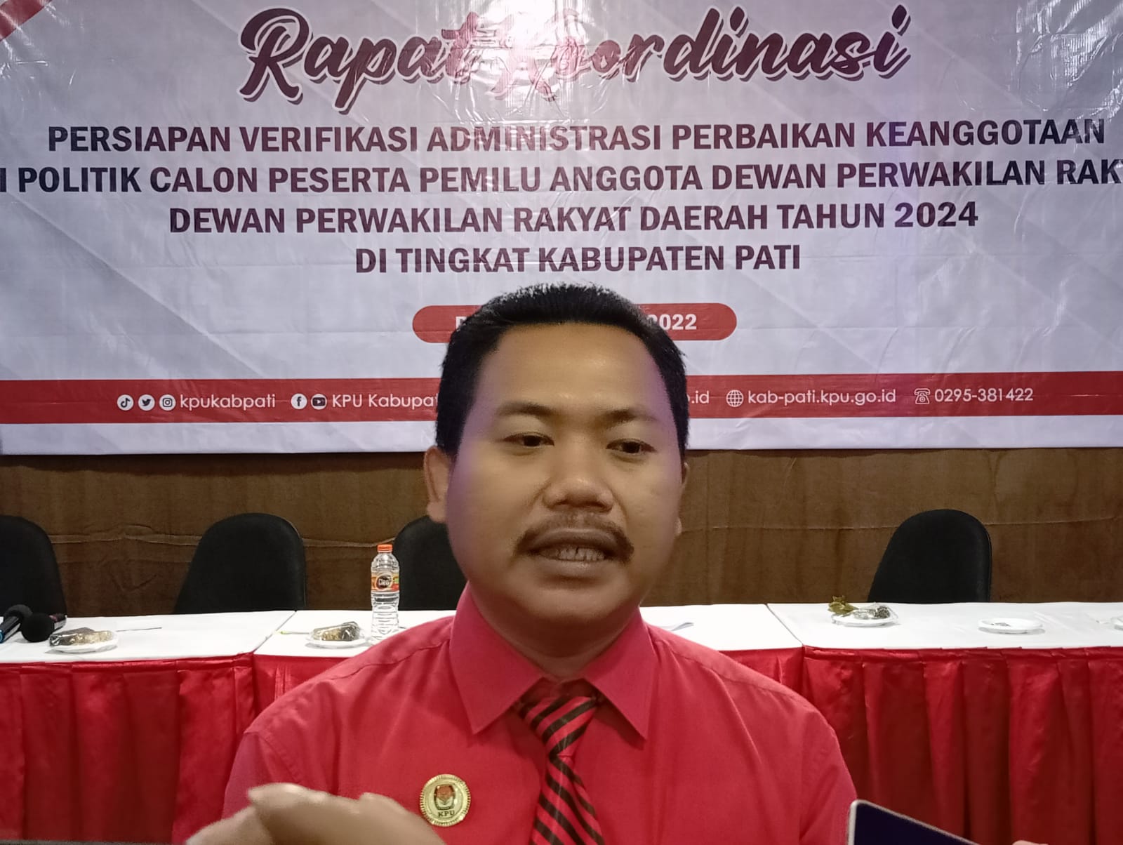 Divisi Teknis KPU Pati, Supriyanto.