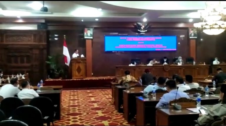 DPRD Kudus Gelar Rapat Paripurna Bersama Bupati Tentang Perubahan APBD TA 2022