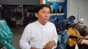 Ketua Forum Komunikasi Relawan Anies Baswedan (FKARB) Kudus saat ditemui di Kantor DPD NasDem Kudus seusai kegiatan