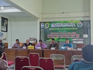 Berlangsung, Kades Langse, Amrudin menjelaskan perencanaan pembangunan desa untuk tahun 2023