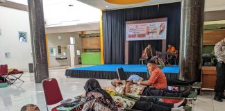 Berlangsung donor darah di Plaza Pragolo Pati, Kamis (27/10/2022)
