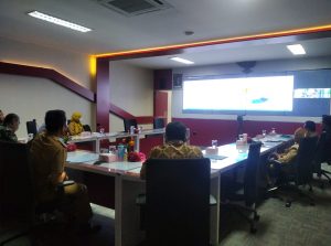Rapat Koordinasi Pengendalian Inflasi daerah di Ruang Command Center Kabupaten Kudus