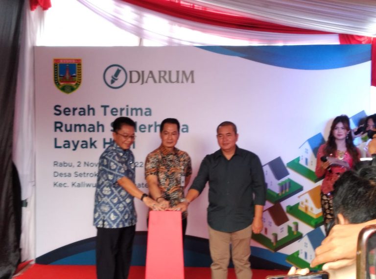 Kolaborasi PT Djarum Bersama Pemkab Kudus Renovasi Sepuluh Rumah