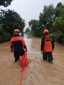 Salah satu penampakan banjir bandang di wilayah Kecamatan Tambakromo