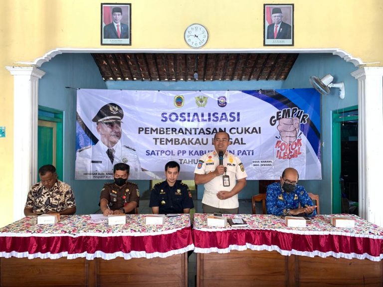 Sosialisasi Pemberantasan Rokok Ilegal Sasar Desa Karang