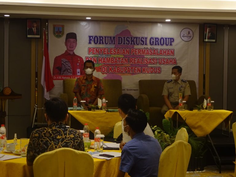 DPMPTSP dan KANTAH Kudus Gelar FGD Bahas Hambatan Realisasi Usaha