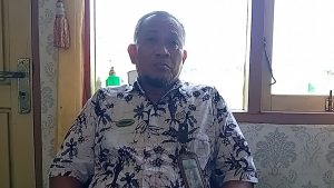 Kepala Puskesmas (Kapus) Winong 2 Agus Sugiri di kantornya