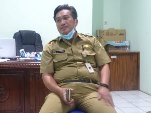 Kepala Bidang Pelayanan Sumber Daya Dinas Kesehatan Kabupaten Kudus Edi Kusworo saat ditemui di kantornya