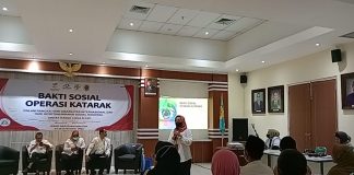 Kepala Dinas Kesehatan Kabupaten (DKK) Pati, Aviani Tritanti Venusia saat acara Bakti Sosial di RSUD Soewondo, Rabu (14/12/2022)
