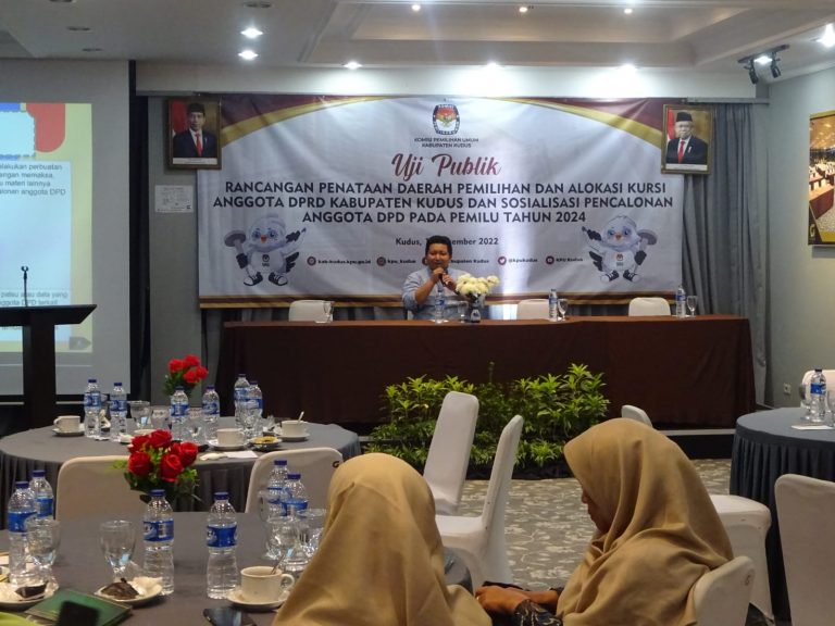 KPU Kudus Gelar Sosialisasi Rancangan Penataan Dapil