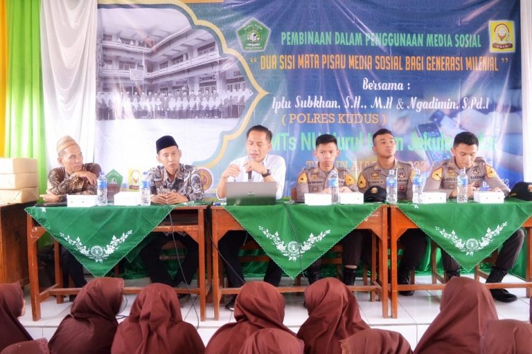 900 Siswa MTS NU Nurul Ulum Jekulo Kudus Diminta Untuk Cakap Digital