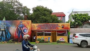 Pospam Natal 2022 dan Tahun Baru 2023 di Alun-alun Pati