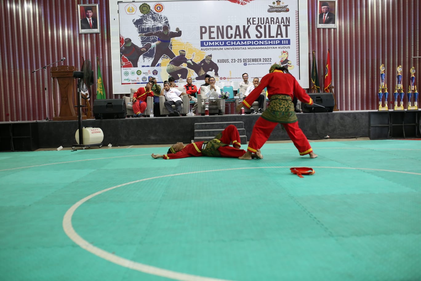 Kejuaraan pencak silat tingkat provinsi yang diselenggarakan di UMKU Kudus