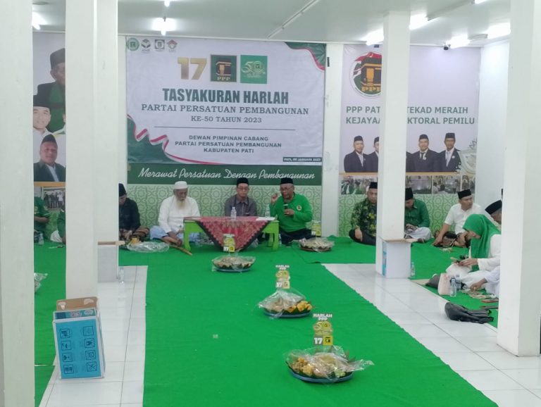 Tasyakuran Ulang Tahun ke-50 PPP, Ketua DPC Pati: Momen Tahun Emas