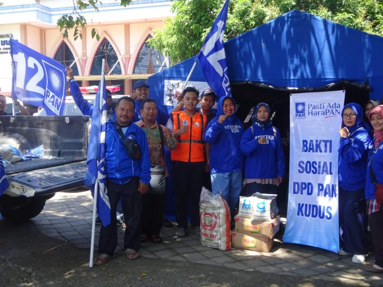 DPD PAN Kudus Tinjau Posko Logistik MDMC