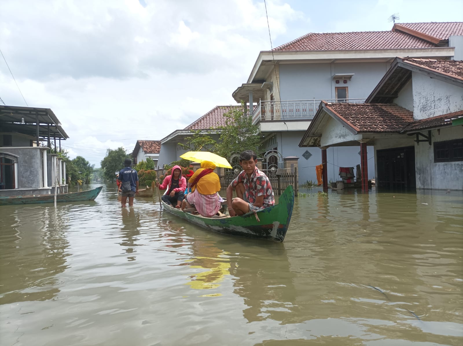 Salah satu lokasi banjir di Kabupaten Pati (Ngantru)