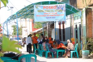 Tampak posko yang didirikan RSUD dr Loekmono Hadi Kudus