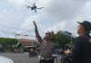 Uji coba E-TLE yang menggunakan drone