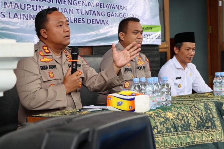 Warga Keluhkan Kamtibmas Saat Polres Demak Blusukan ke Desa Donorojo