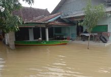 Ilustrasi banjir di Kabupaten Pati