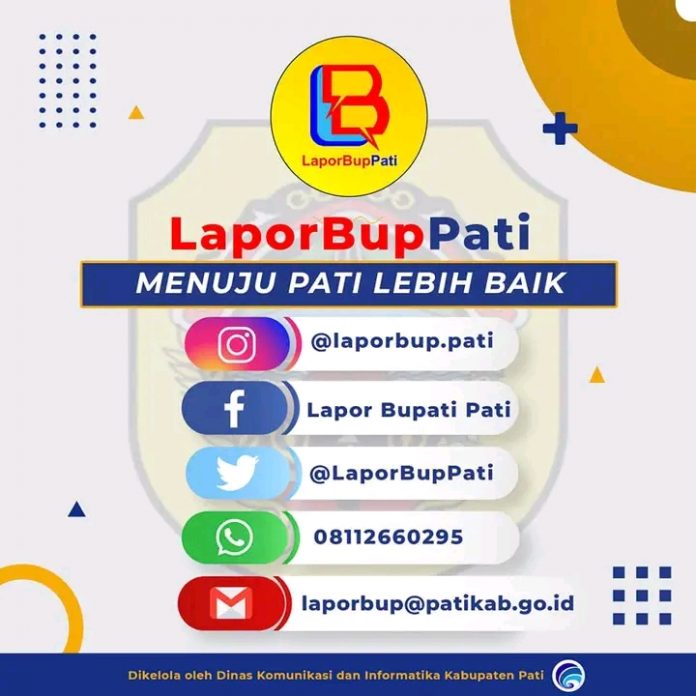 Layanan berbasis online LaporBupPati