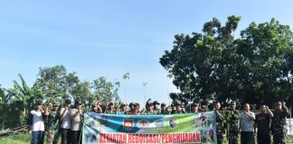 Foto: Jajaran Kodim 0716/Demak melakukan aksi reboisasi