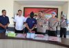 Foto: Konferensi pers Polres Demak terkait Eks Kades Surodadi yang diduga korupsi (istimewa)