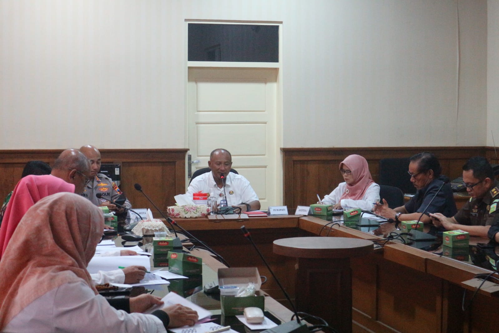 Rapat penanganan banjir di Ruang Joyokusumo Pendopo Pati