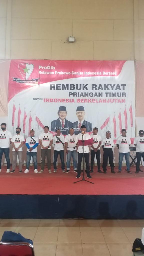 ProGib Siap Dukung Prabowo dan Ganjar Jadi Capres Cawapres Tahun 2024