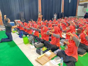 Foto: Workshop bersama 256 guru yang digelar di Gedung Serba Guna Graha Idola Kecamatan Gebog Kudus