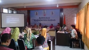 Foto: Rapat Kerja Internal jajaran Bawaslu seluruh Jawa Tengah yang digelar di Kantor Bawaslu Kudus