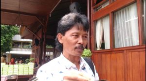 Foto: Ketua Federasi P3A Sistem Waduk Kedung Ombo Kudus seusai ditemui dalam mengikuti Musrenbang RKPD 2024 yang digelar di Pendopo Kabupaten Kudus
