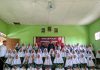 Foto: LKBH Justisia Kudus berfoto bersama Siswa-siswi MTs NU Nahdlatul Athfal Puyoh Dawe Kudus usai menggelar penyuluhan