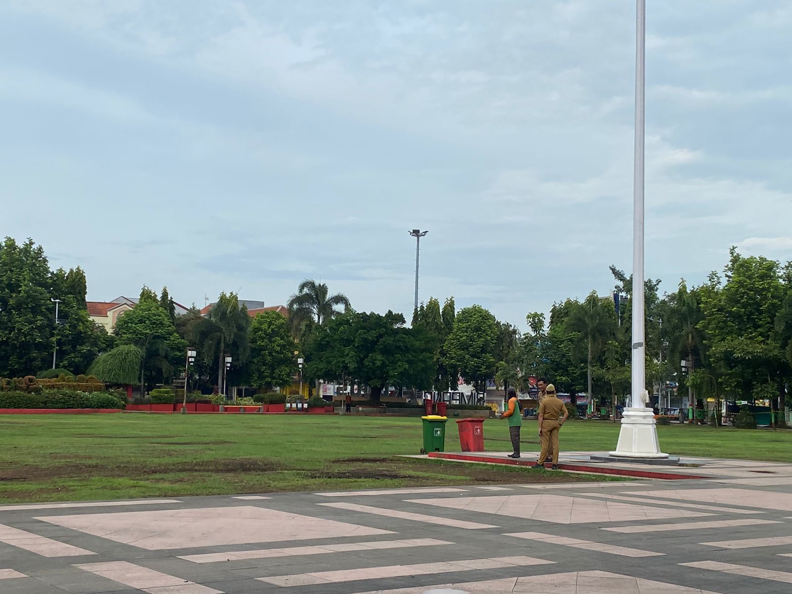 Foto: kondisi Alun-alun Simpang Tujuh Kudus (istimewa)