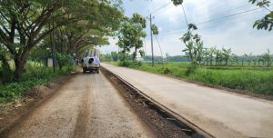 Salah satu ruas jalan di Pati diperbaiki DPUTR