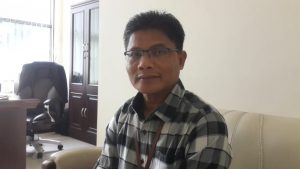 Foto: Kepala Badan Pusat Statistik (BPS) Kabupaten Kudus Rahmadi Agus Santosa saat ditemui di kantornya