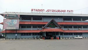 Halaman Stadion Joyokusumo Pati yang rencananya akan digunakan untuk salat jamaah Idul Fitri oleh Muhammadiyah