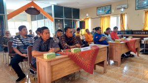 Foto: Rapat koordinasi Bawaslu Kudus dengan KPU Kudus terkait pembukaan masa pengajuan bakal calon Anggota DPRD Kudus