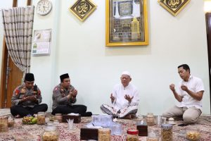 Foto: AKBP Muhammad Purbaya saat sowan ke tokoh agama di Demak