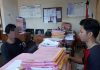 Pelaku pembunuhan di Ngemplak Kidul saat dilakukan penyelidikan oleh kepolisian
