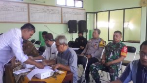 Foto: Tampak Asisten Fasilitator sedang mengajarkan materi mengenai FKP di Desa Sunggingan Kudus