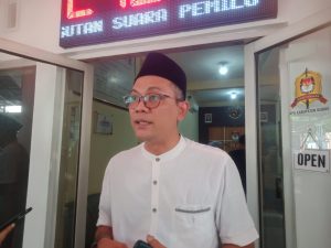 Foto: Ketua Bawaslu Kudus Moh Wahibul Minan saat ditemui beberapa waktu yang lalu