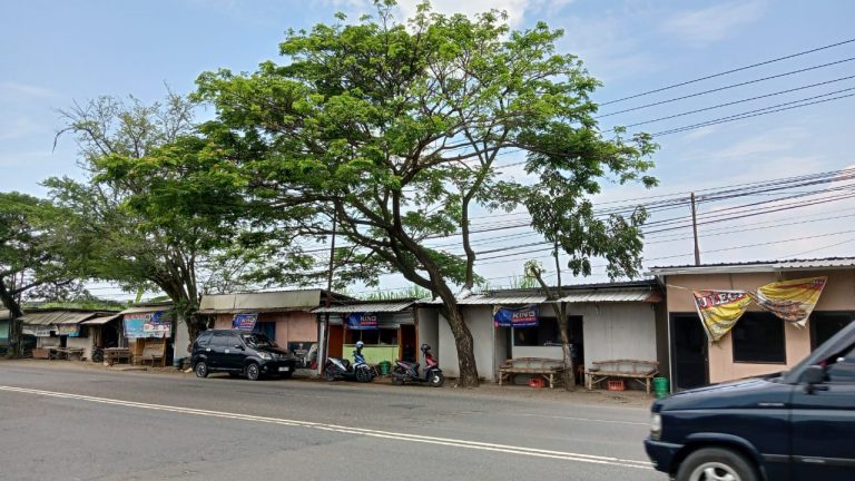 Warung Depan SPBU Margorejo Akan Ditertibkan