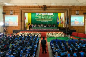 Foto: Sidang terbuka senat wisuda ke-70 yang digelar di Gedung Auditorium UMK (istimewa)