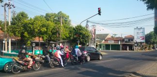 Penampakan kendaraan di Simpang 4 RSUD Soewondo Pati