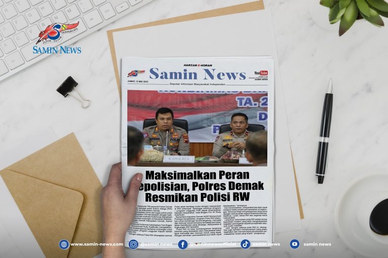 E-Koran Samin News Edisi 12 Mei 2023